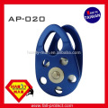 AP080 Outdoor sport Gym Climbing Aluminum mobile side roller bearing single wheel rope 13mm pulley